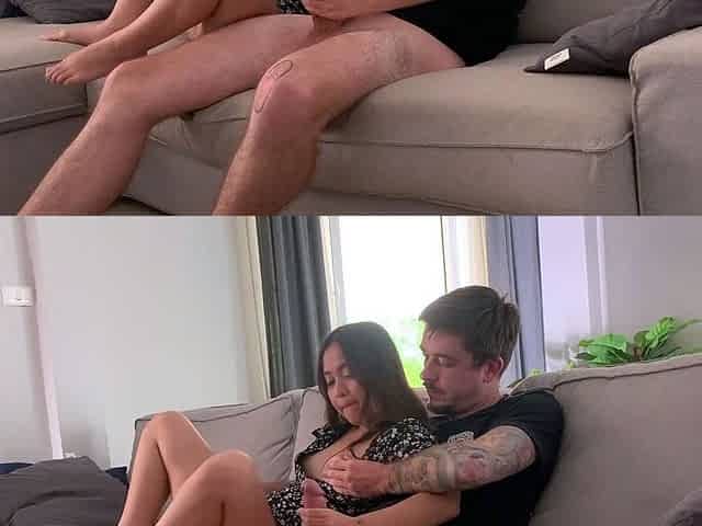 Close up fuck girl in big cock