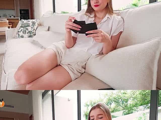 Golden-haired Stepsister Loses Vagina in Card Game