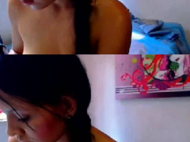 Colombian Lactating Latina on Webcam Solo