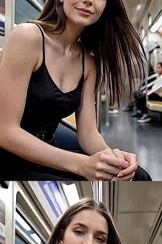 Marvelous Rich Brunette hair with a Consummate Body Gets Drilled - AI Generated