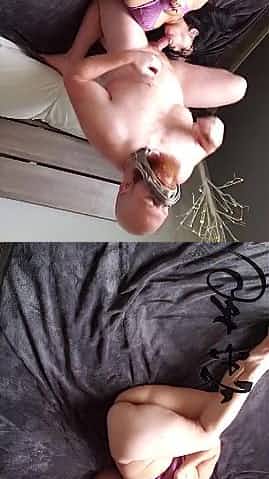 Asian brunette in glasses blows a cock of a muscular stud