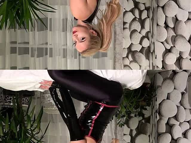 Amateur blondie solo anal masturbation