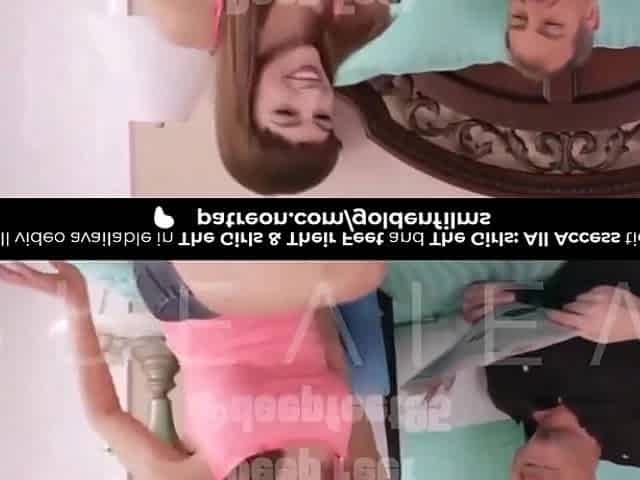 Spanish Girl Teases Him With Her Heels And Gives A Great Footjob
