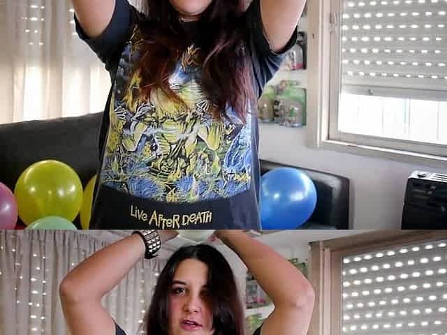 Metal Girl Pop All Balloons Before Party - Bunny Looner [lowres]