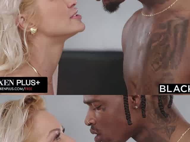 Bbc Crazy Blonde Babe Cherry Kiss Gets Filled With Massive Creampie