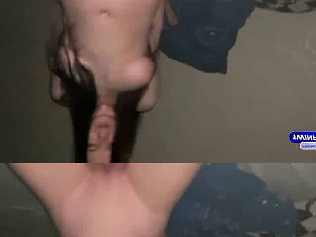 Stepcrony's daughter mixed up the room and gave a passionate bj to her stepfather - pure, torrid xxx porn!