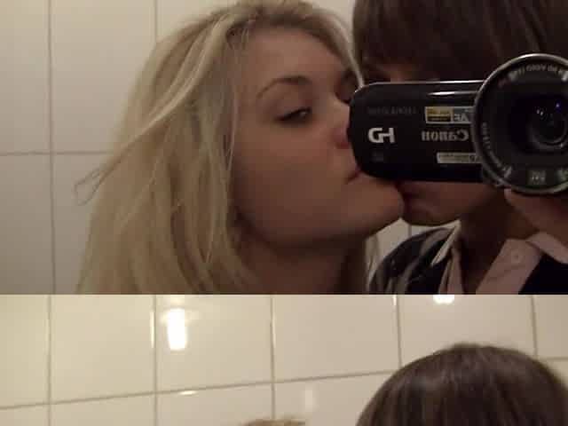 Sex Date with a Blowjob and Fucking in the Toilet in the Restaurant
