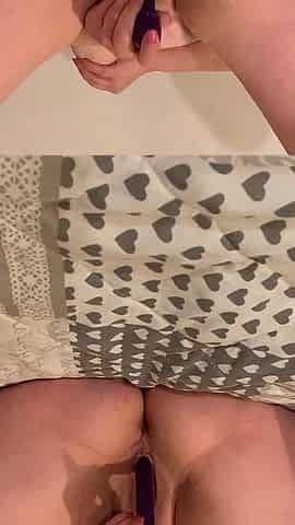 Masturbation with Sperm Longing