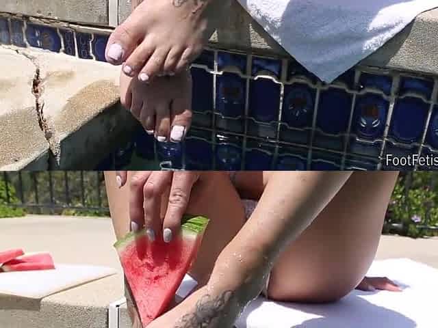Watermelon Toes With Orion Raye