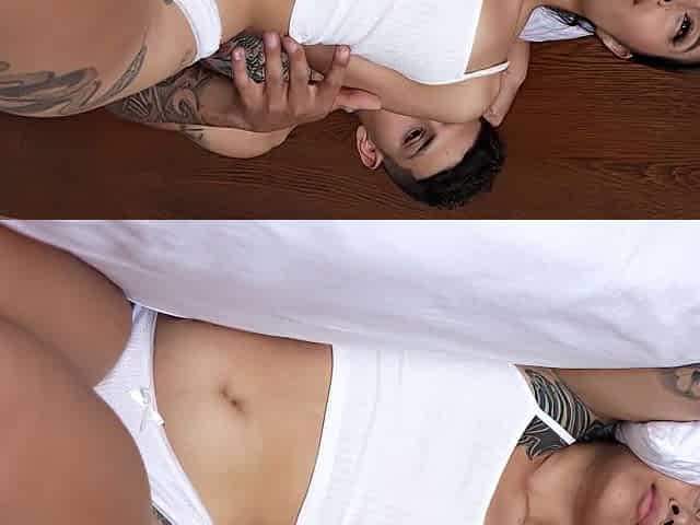 Stepfather unintentionally mistakes his stepdaughter for his wife, leaving her overspread in milk