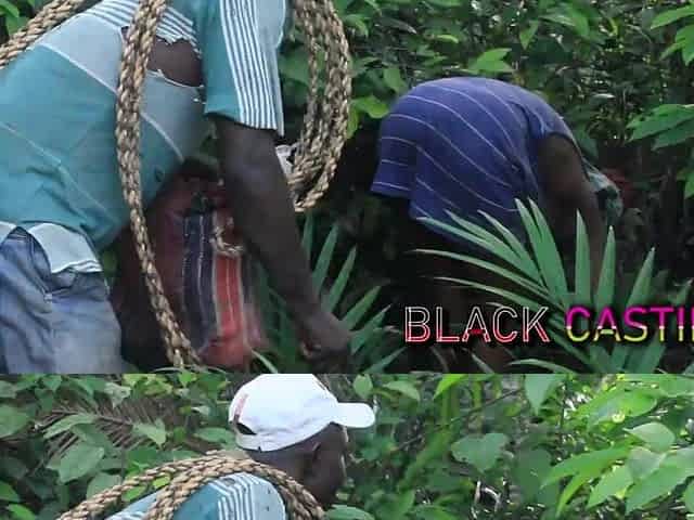 Drama time outdoor bang with local Africans caught in the bush