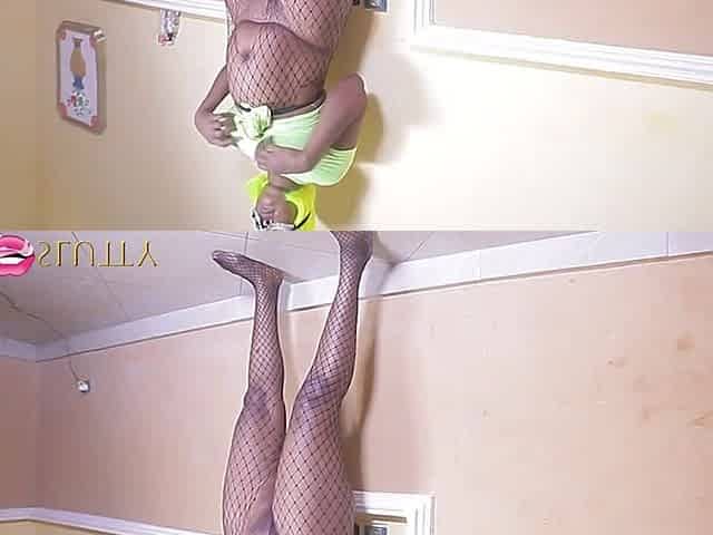 This large black hotty masturbates - Part 4