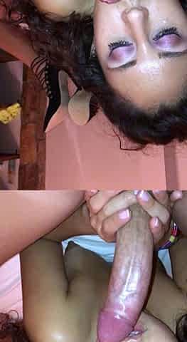 Amateur blowjob and cumshot i love cock