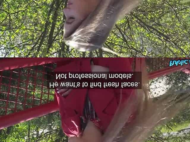 That babe discovered the shlong in the brilliance aperture to worthy to resist - Public Agent