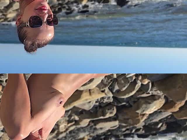 I met a hotty on a wild beach.