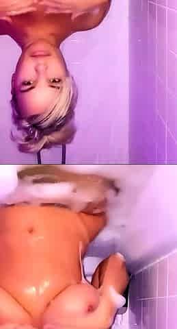 Big boobs milf masturbates with her dildo