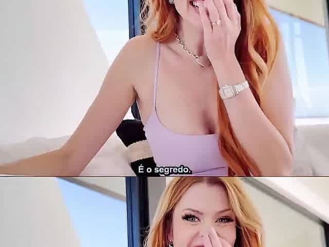 Gorgeous redhead wanted to aid me climax - SUBTITLED