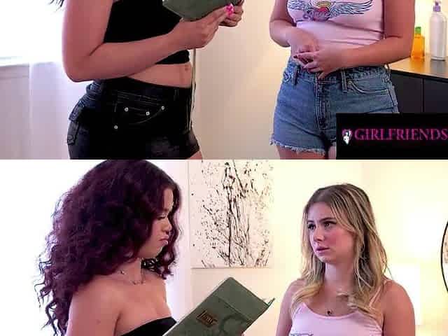 GIRLFRIENDS FILMS - Diary Confession Leads to Intensive Vagina Eating & Scissoring