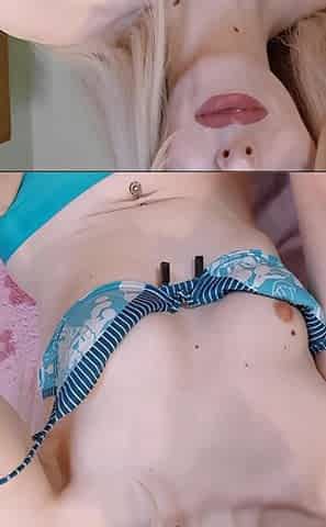 While Playing in My Panties, My Pussy Turned Out to Be Very Creamy Wet!