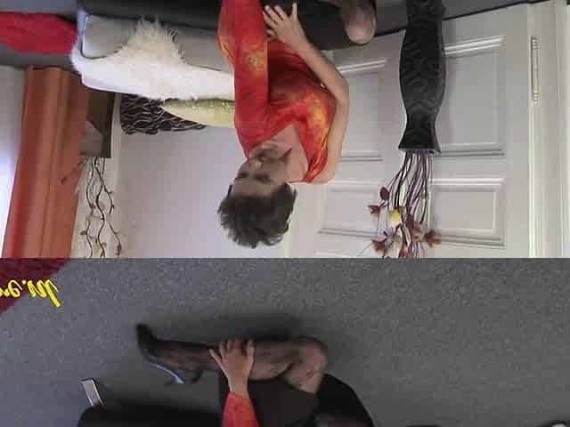 Hot Aged Housewife With Large Natural Melons Plays With Her Shaggy Cunt