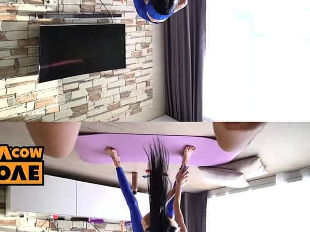 POV - Doggystyling your fit flexible GF Sasha Rose