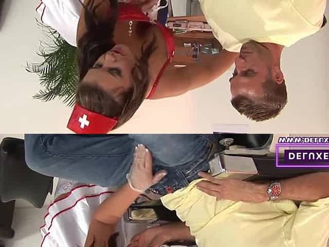DELUXEDIVAS - Hot Nurse Elle Brooks Helps Her Boy Patient Feel More excellent With Sex