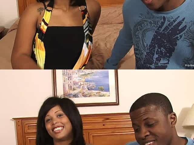 Ebony Amateurs Fuck On Film - Honey Lee & Ike Turnherout
