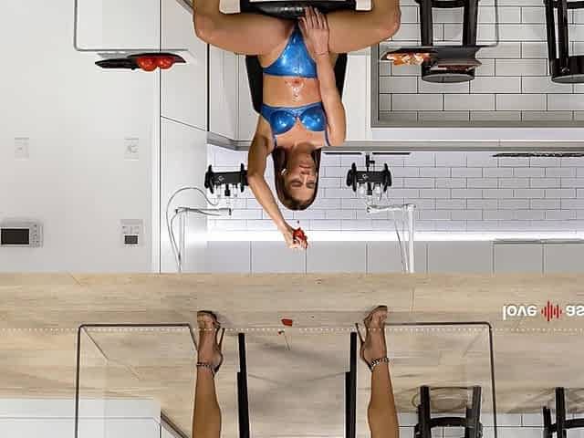Eveline Dellai - Wish This Tomato Was Your Cock