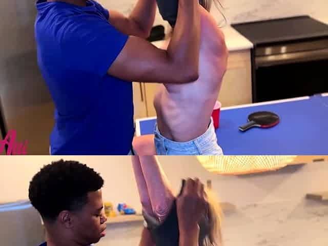 Blonde With Natural Big Boobs Loves Putting A Toy In Her