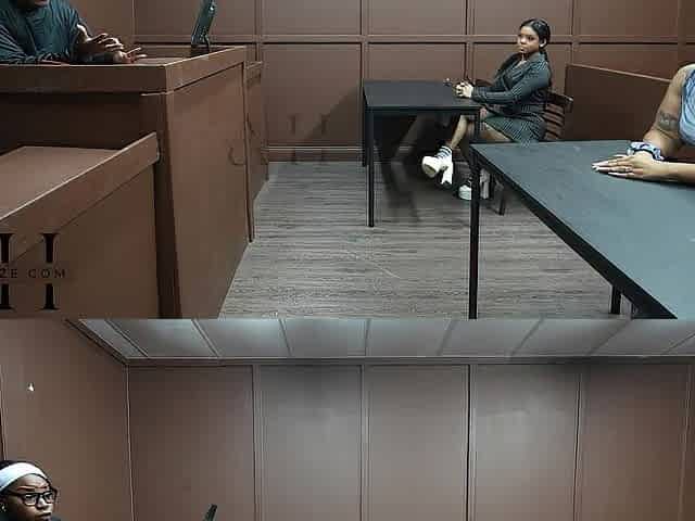 Black Wench bangs & sucks in judge Athena Hazes courtroom