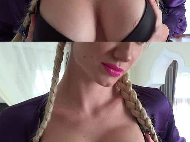Sexy amateur blonde blowjob amp cumshot HD