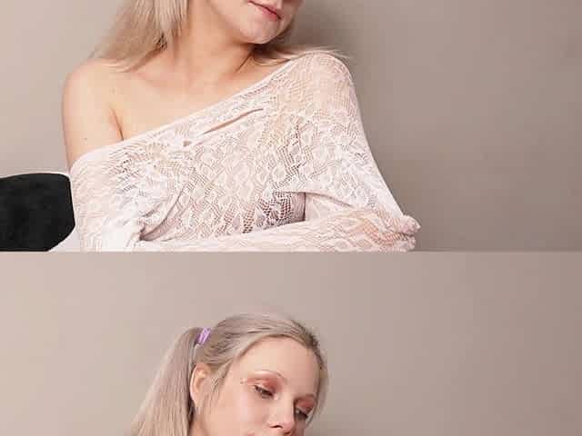 I Massage with Oil, Rub My Tits and Play with a Dildo!