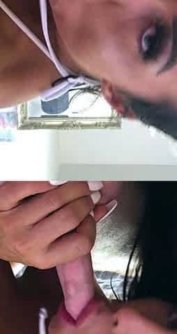 Hot amateur teen blowjob and facial HD video