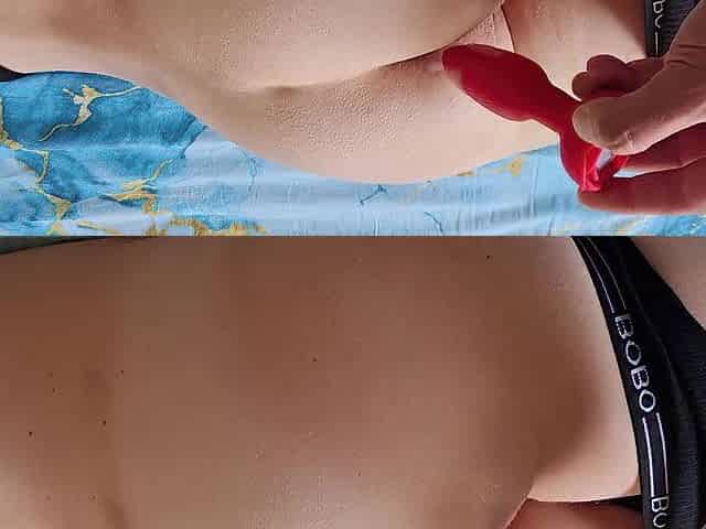 Flawless Booty Takes her 1st Anal Plug