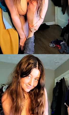 Big boobs milf masturbates with her dildo
