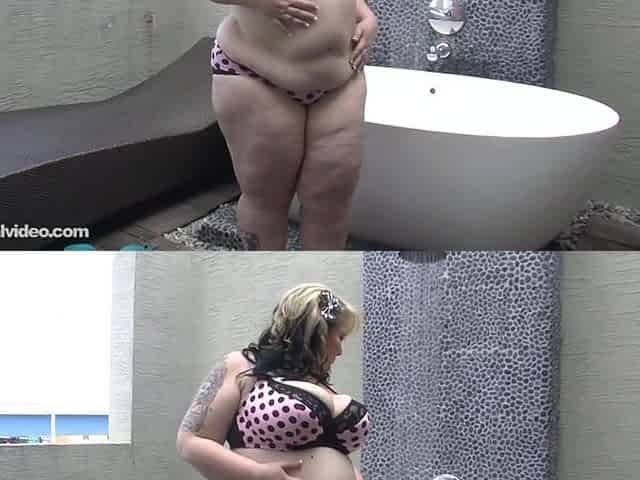 Glory Foxxx Anal Bath And Smash - Bbw blonde loves ass fucking