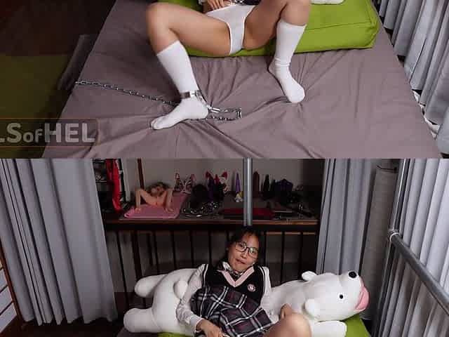 Two Xxl Dildos and Magic Wand - Petite Asian Girl Wants It All