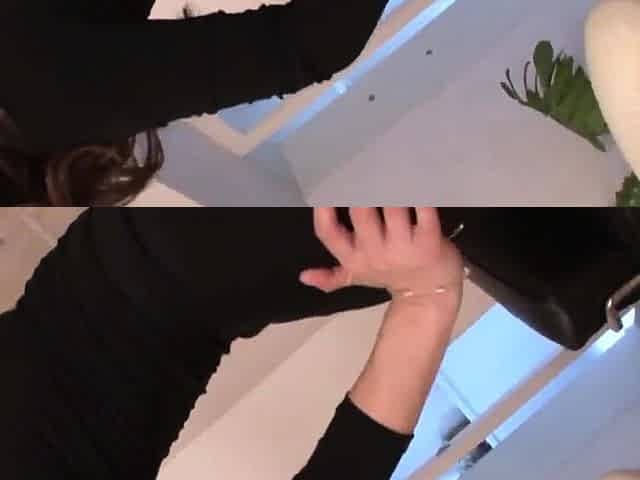 Beautiful Japanese MILF Fucked In A Black Dress