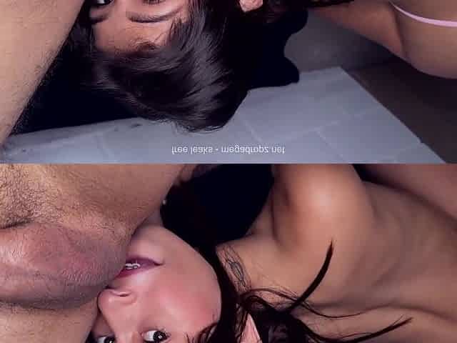 Passionate beauty enjoys sensual white pleasures with desire