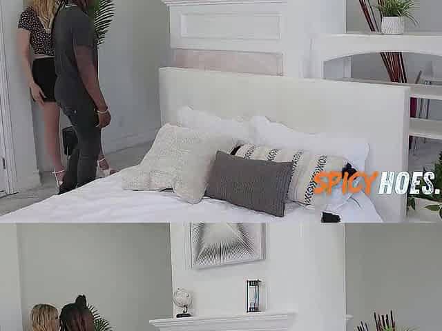 Sexually excited Realtor Has 3some With Her Ebony Clients