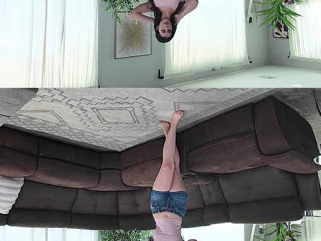 Large Ass Brunette hair Cums Over And Over Once more BTS - Lily Winters