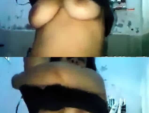 Big-Titted Indonesian MILF Masturbating