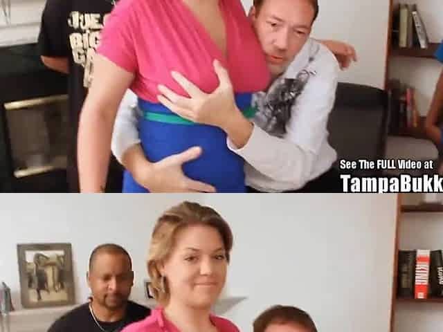 Big Tits Tan Slut Gangbang Fuck Party!
