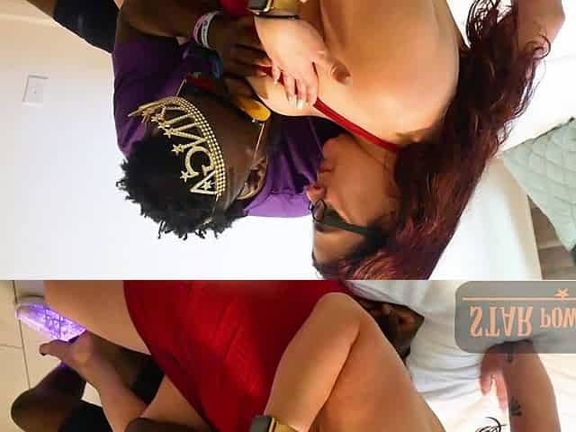 Afriken Porn King Meets Vick Verona for the First Time - Massive BBC Stretches Her Tight Pussy Raw!