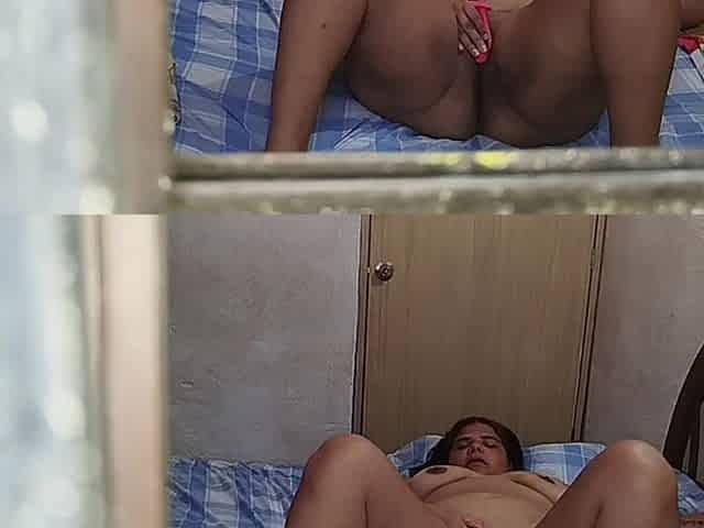 Chubby Latina Has Passionate Sex with Her Neighbor While Home Alone