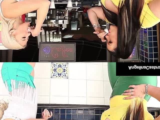 Thick Thighs Angelina Castro Strap On Fucks Asian Cristi Ann_2