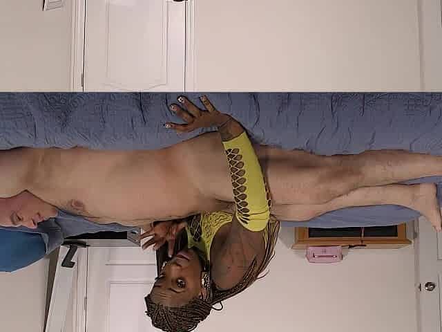 Licking his abdomen and then giving him a head and banging until all of his load is in my cunt!