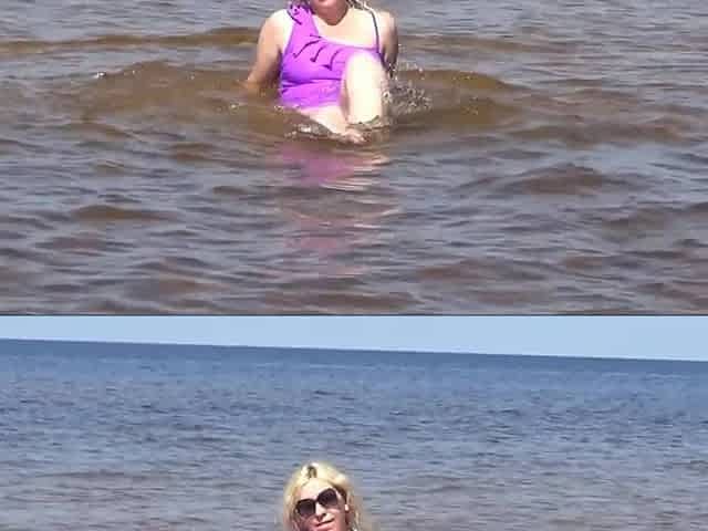 Wet Swimsuit Step-mom