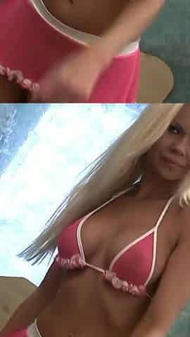 Barbi Sinclair a cheating slut with light hair loves to be pleasured in her pussy and gives blowjobs