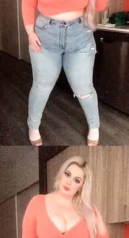 Solo masturbation of a beautiful amateur blonde